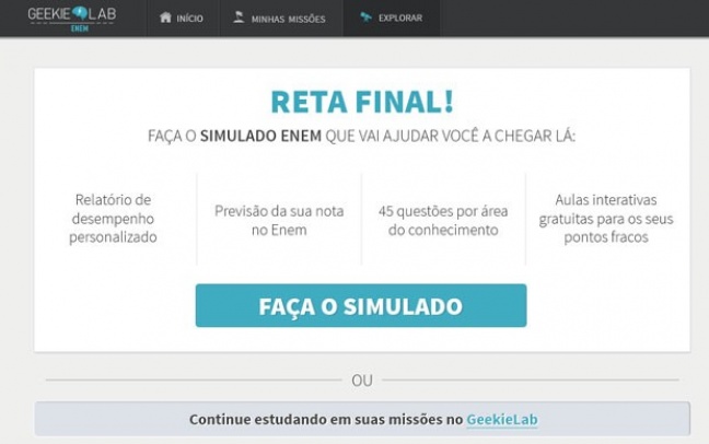 Faça o simulado final para o Enem